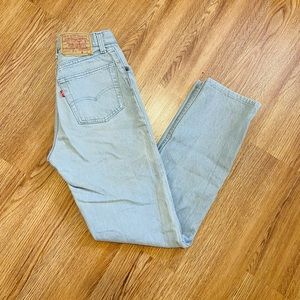 Vintage Levi High Rise Straight Leg Jeans